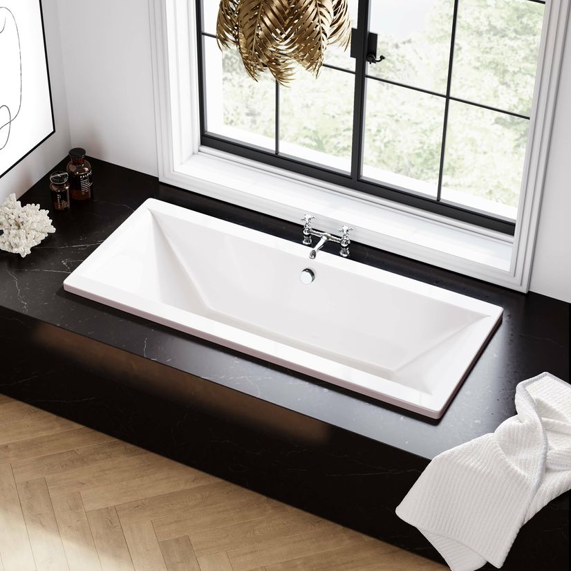 Durham 1700x700 Square Double Ended Bath