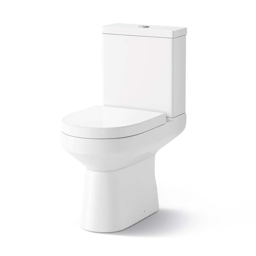 Denver Close Coupled Toilet With Soft Close Seat