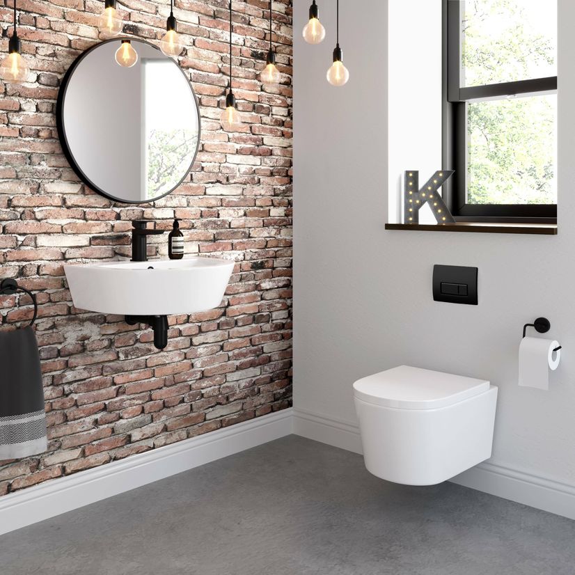 Boston Rimless Wall Hung Toilet With Premium Soft Close Seat
