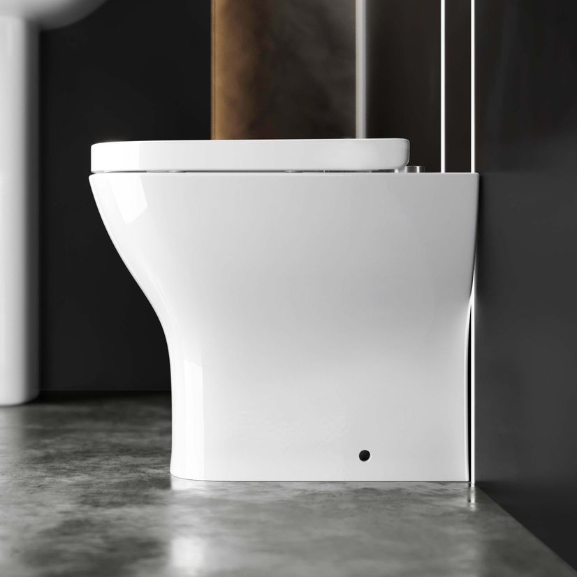 Atlanta Back To Wall Toilet With Soft Close Seat