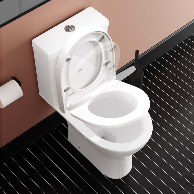Orlando Close Coupled Toilet With Soft Close Seat