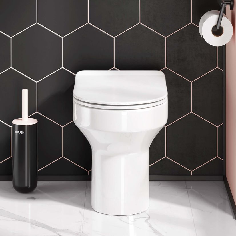 Denver Back To Wall Toilet With Soft Close Slim Seat