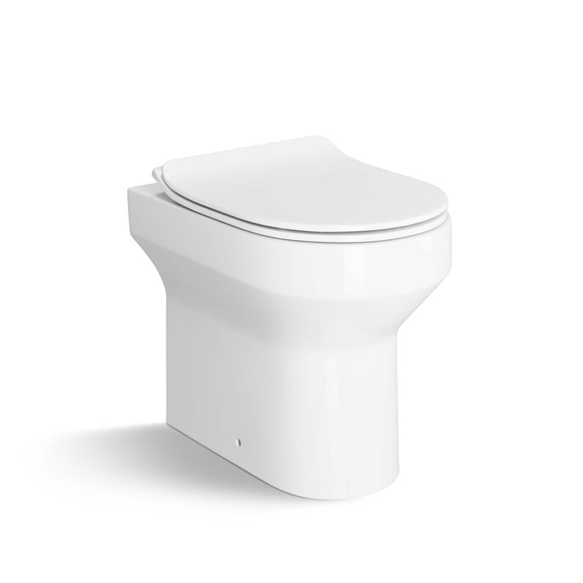 Denver Back To Wall Toilet With Soft Close Slim Seat