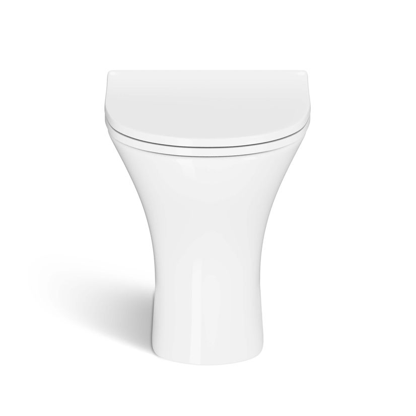 Orlando Back To Wall Toilet With Soft Close Slim Seat