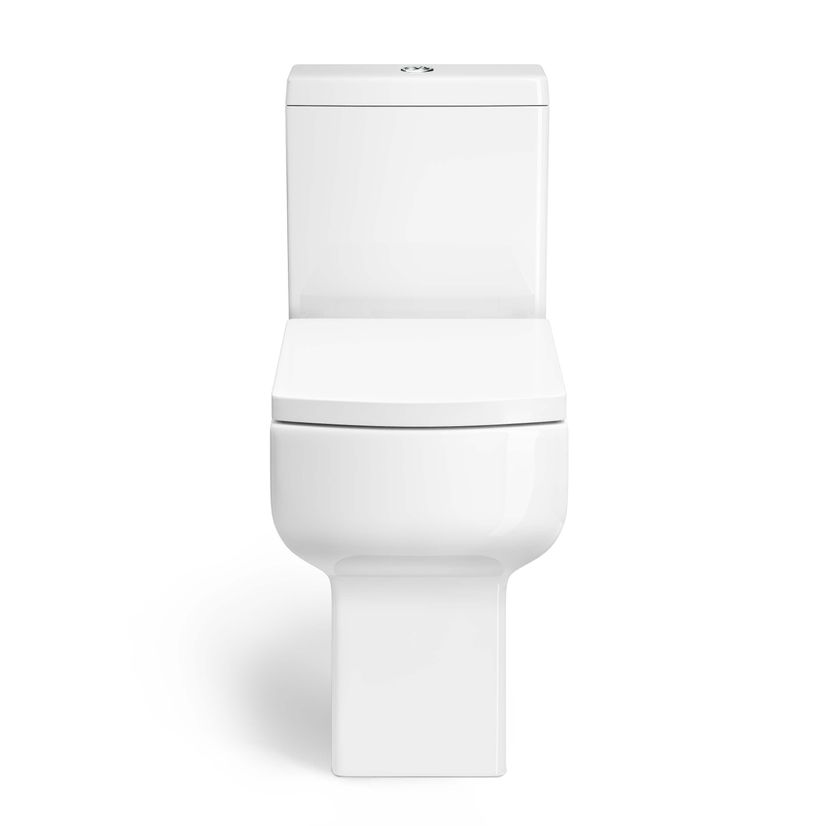 Portland Comfort Height Close Coupled Toilet With Soft Close Seat