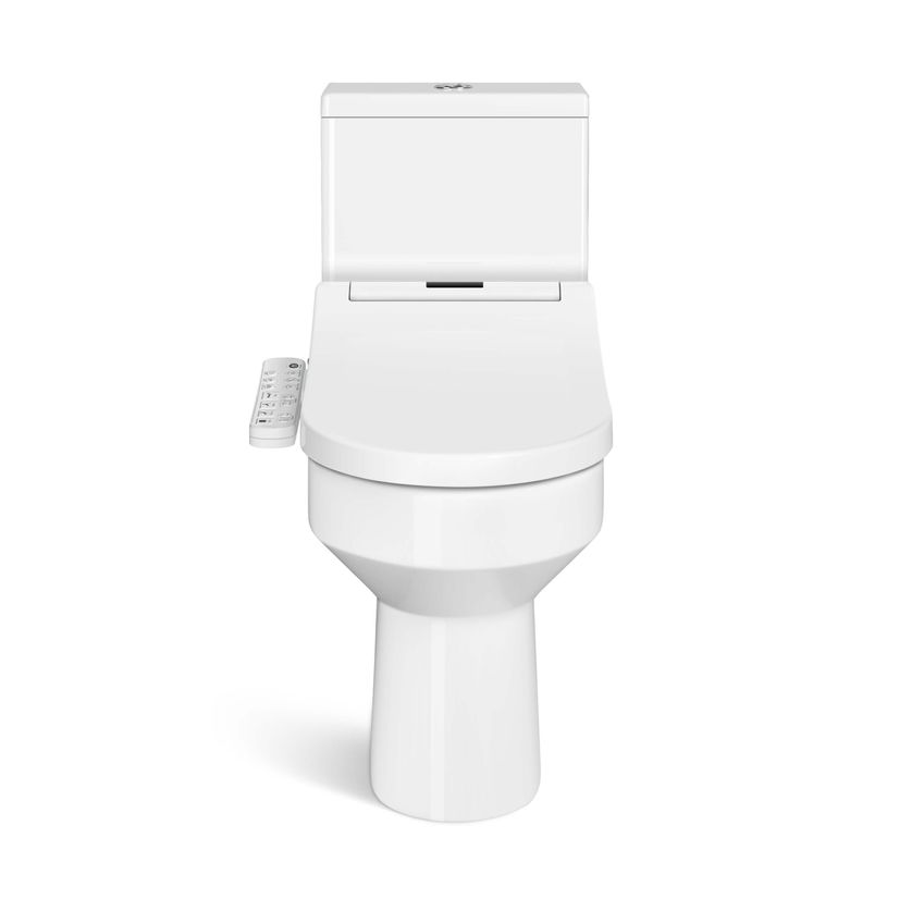Denver Rimless Close Coupled Toilet With Smart Bidet Seat