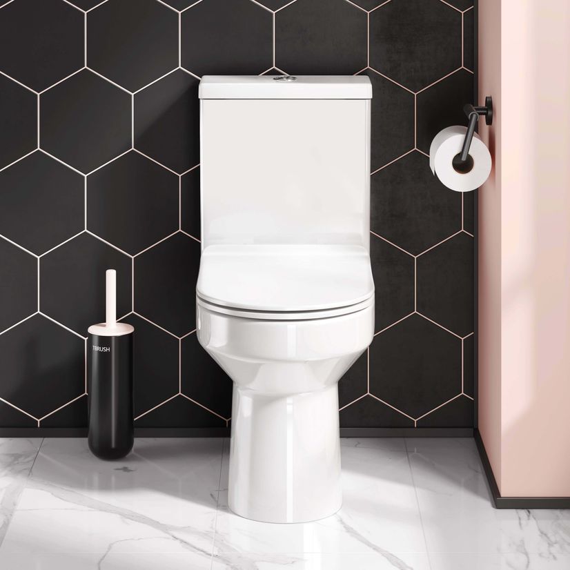 Denver Close Coupled Toilet & Pedestal Basin Set