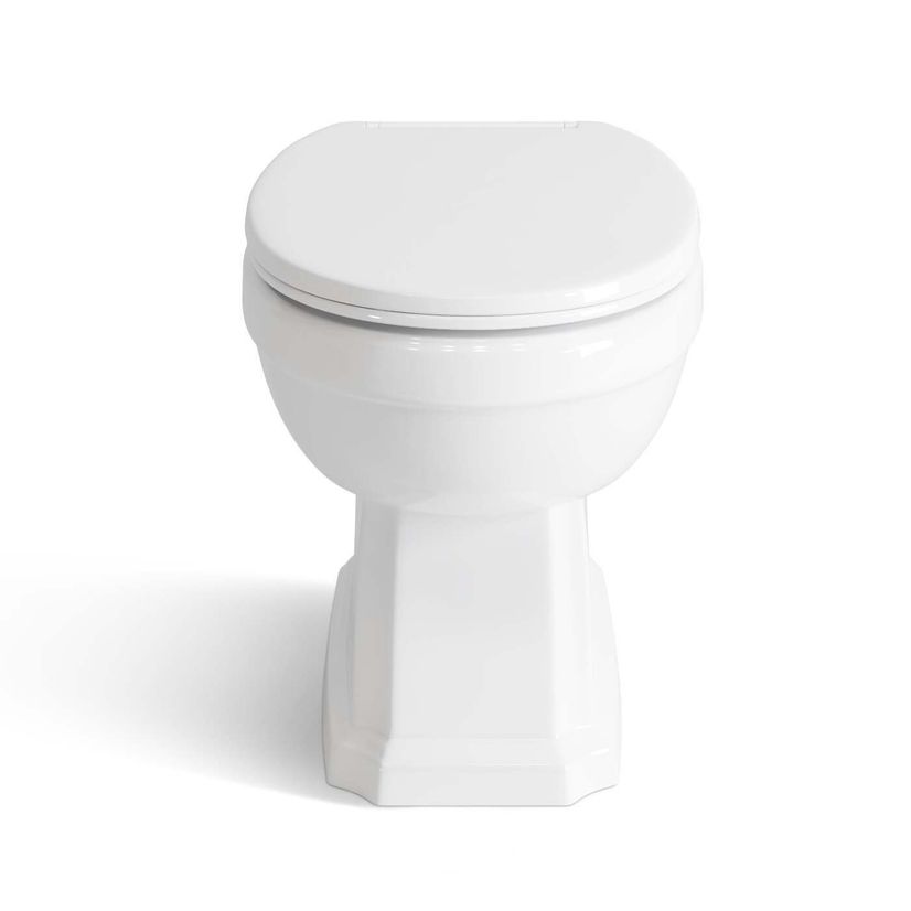 Monaco Chalk White Combination Vanity Basin And Hudson Toilet 1200mm