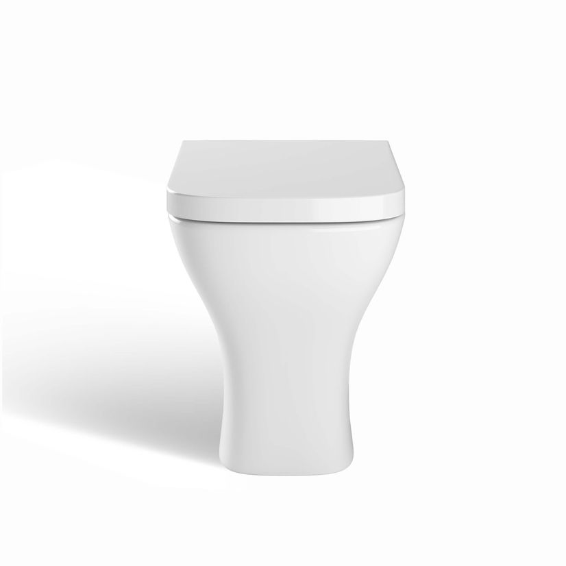 Harper Gloss White Combination Vanity Basin with Marble Top & Atlanta Toilet 1200mm