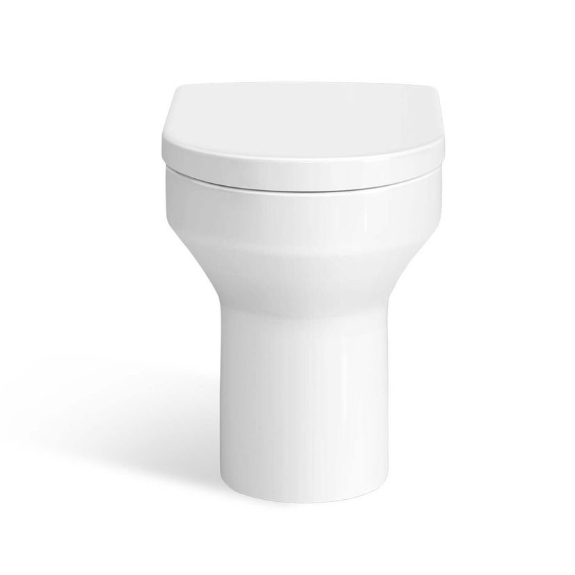 Quartz Stone Grey Combination Vanity Basin and Denver Toilet 1050mm - Black Accents