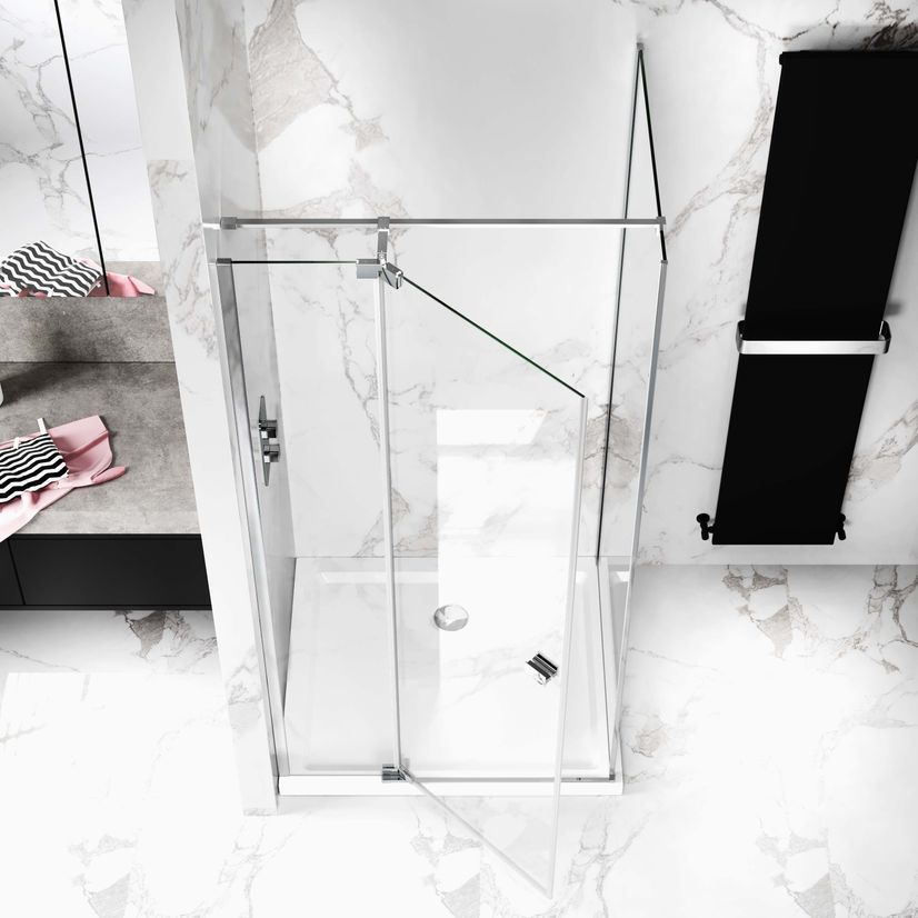 Vienna Easy Clean 8mm Hinged Shower Enclosure 1000x800mm