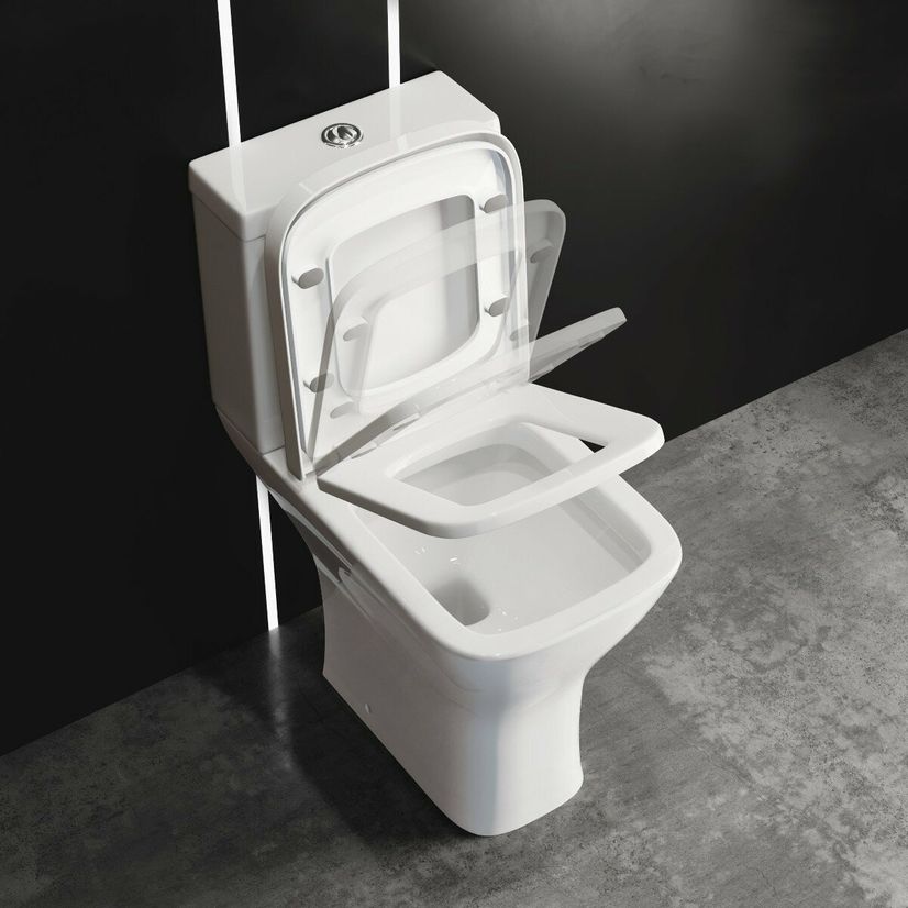 Atlanta Comfort Close Coupled Toilet With Soft Close Seat