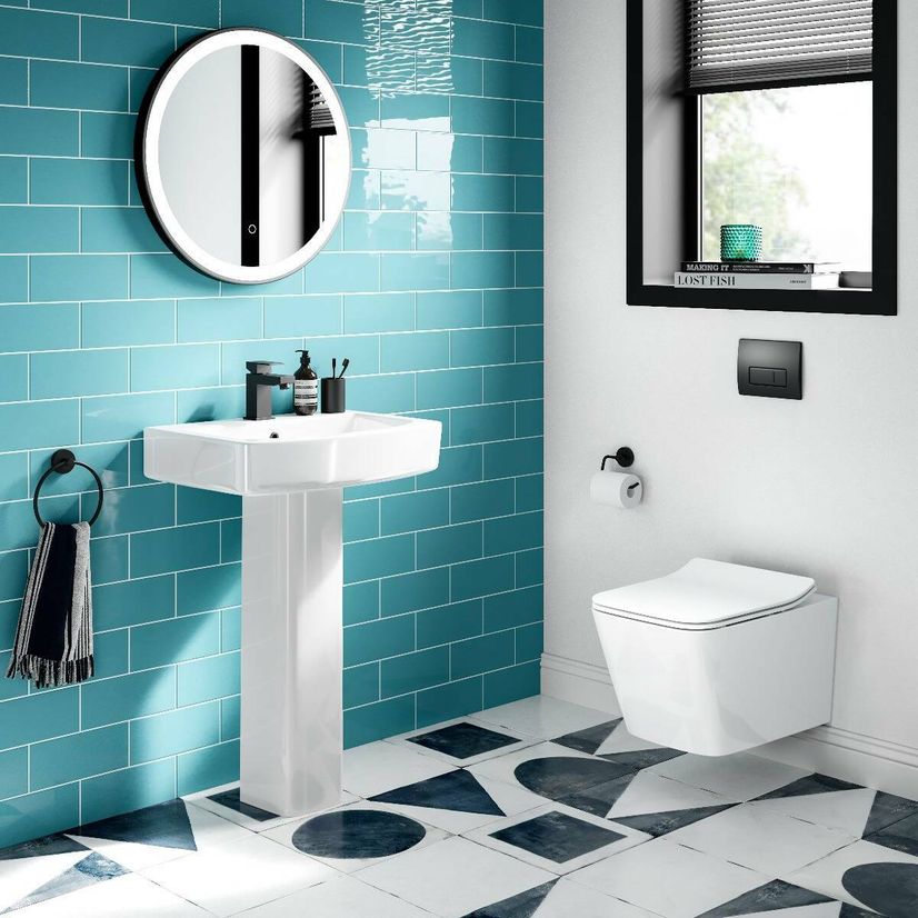 Nevada Rimless Wall Hung Toilet With Premium Soft Close Slim Seat