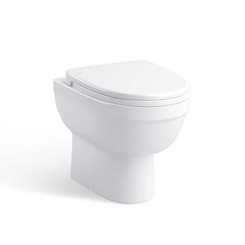 Quartz Gloss White Combination Vanity Basin and Seattle Toilet 1050mm