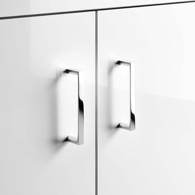 Quartz Gloss White Combination Vanity Basin and Denver Toilet 1050mm